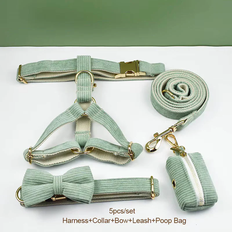 Personalized Light Green Corduroy Classic Set - Image 20