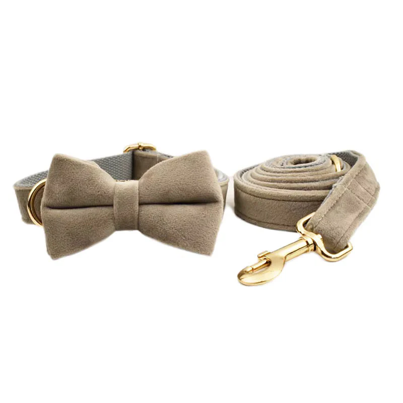 Personalized Light Grey Velvet Classic Set - Image 19