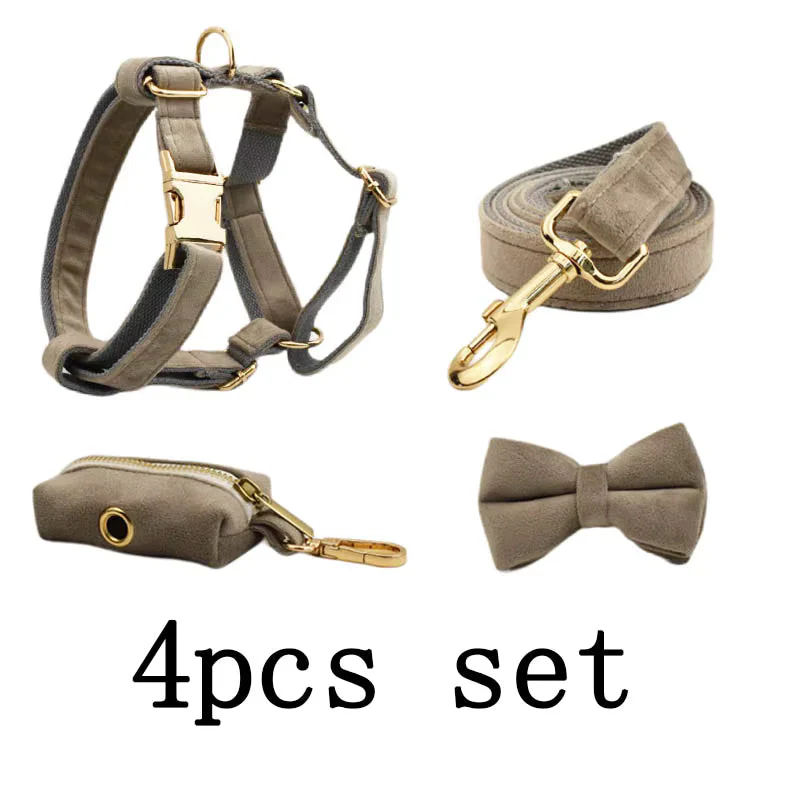 Personalized Light Grey Velvet Classic Set - Image 20