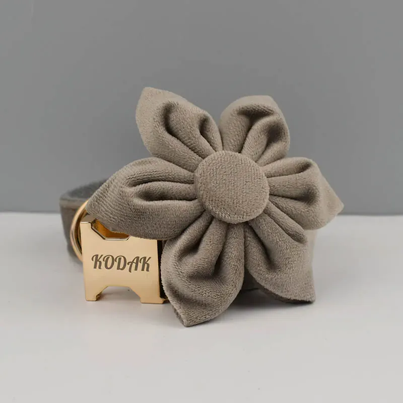 Personalized Light Grey Velvet Classic Set - Image 7