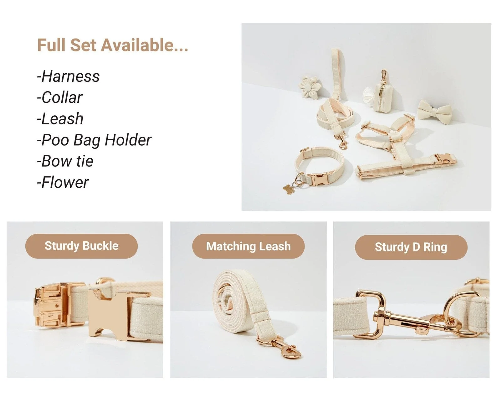Personalized Milky White Velvet Classic Set - Image 5