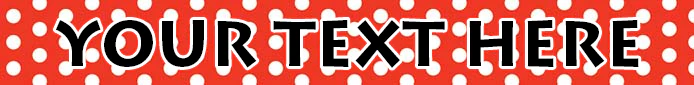 Personalized New Red Polka Dot Dog Collar - Image 2