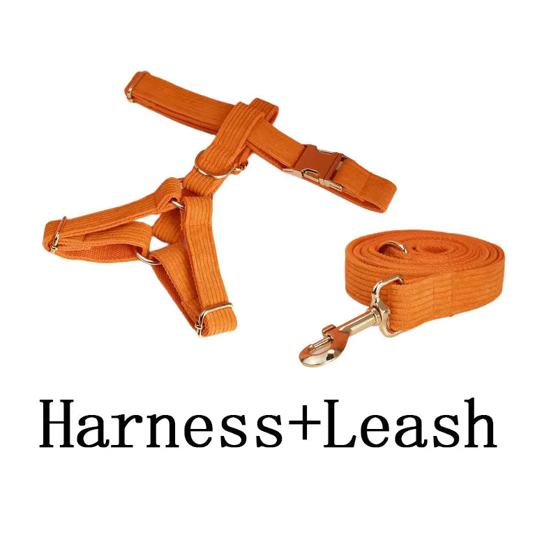 Personalized Orange Corduroy Classic Set - Image 18