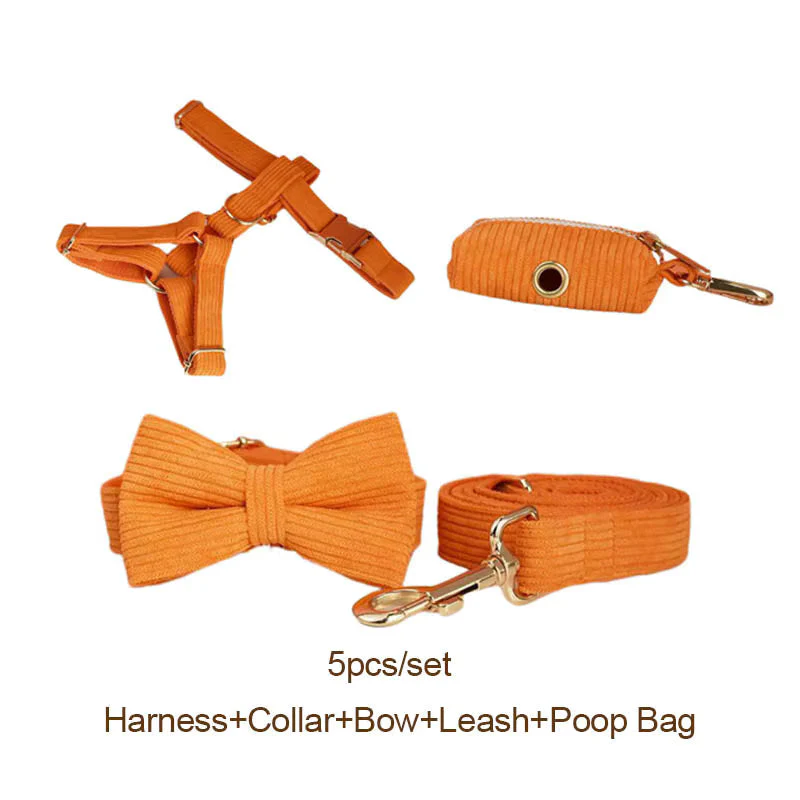 Personalized Orange Corduroy Classic Set - Image 20