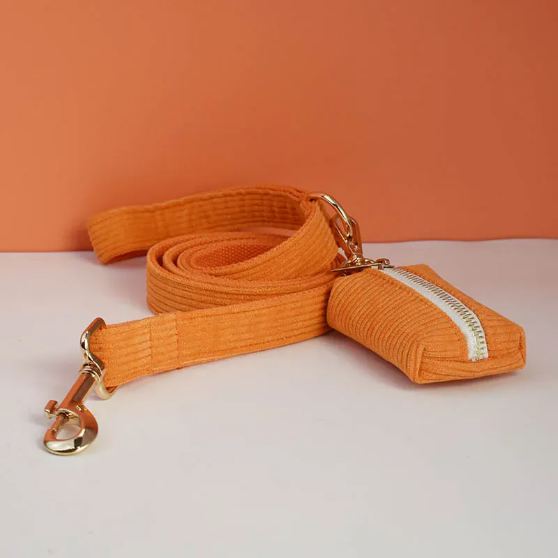 Personalized Orange Corduroy Classic Set - Image 8