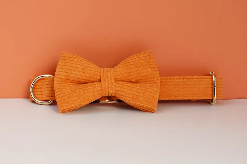 Personalized Orange Corduroy Classic Set - Image 9