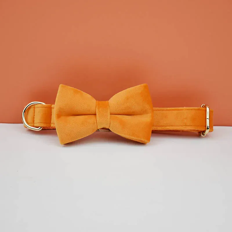 Personalized Orange Velvet Classic Set - Image 10