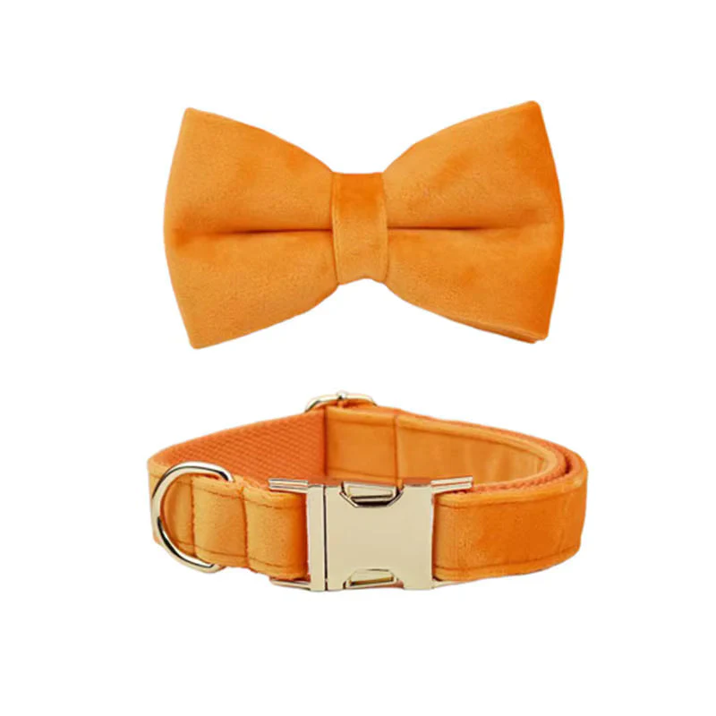 Personalized Orange Velvet Classic Set - Image 15