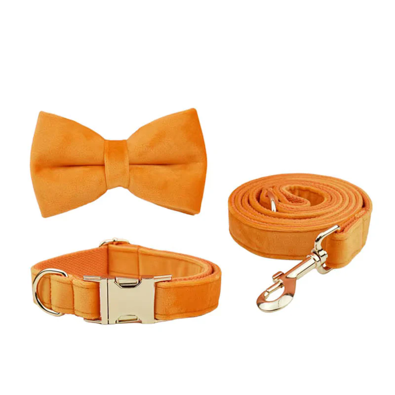 Personalized Orange Velvet Classic Set - Image 20