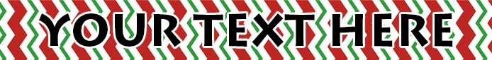 Personalized Peppermint Stick Chevron Stripes Dog Collar - Image 2