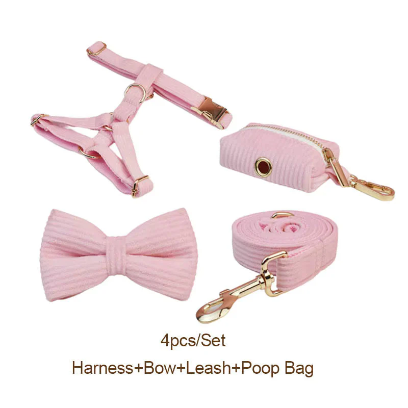 Personalized Pink Corduroy Classic Set - Image 18