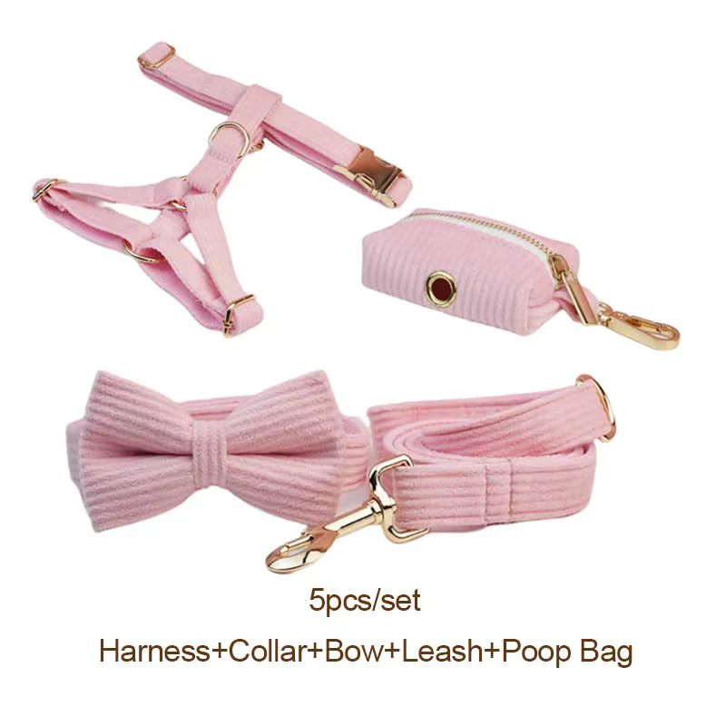 Personalized Pink Corduroy Classic Set - Image 19