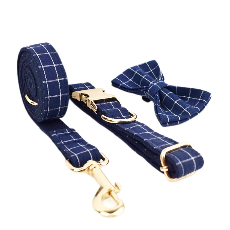 Personalized Plaid Dark Blue Classic Set - Image 16
