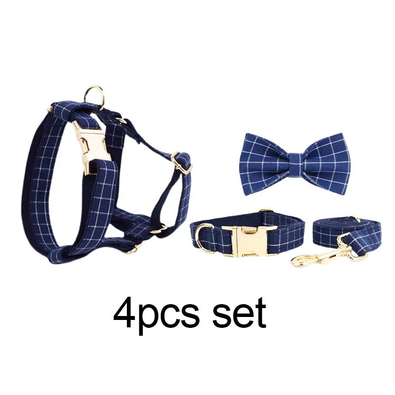 Personalized Plaid Dark Blue Classic Set - Image 18