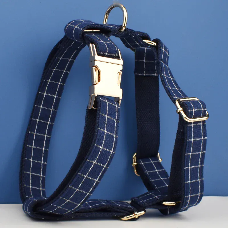Personalized Plaid Dark Blue Classic Set - Image 8