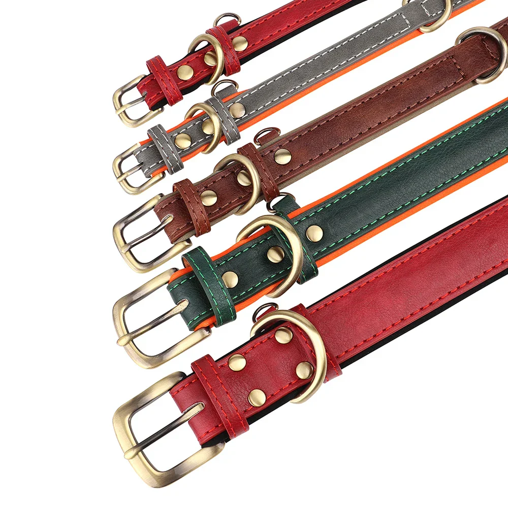 Personalized PU Leather Dog Collar with Custom Engraved ID Tag - Image 13