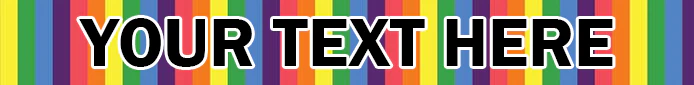 Personalized Rainbow Stripes Dog Collar - Image 2