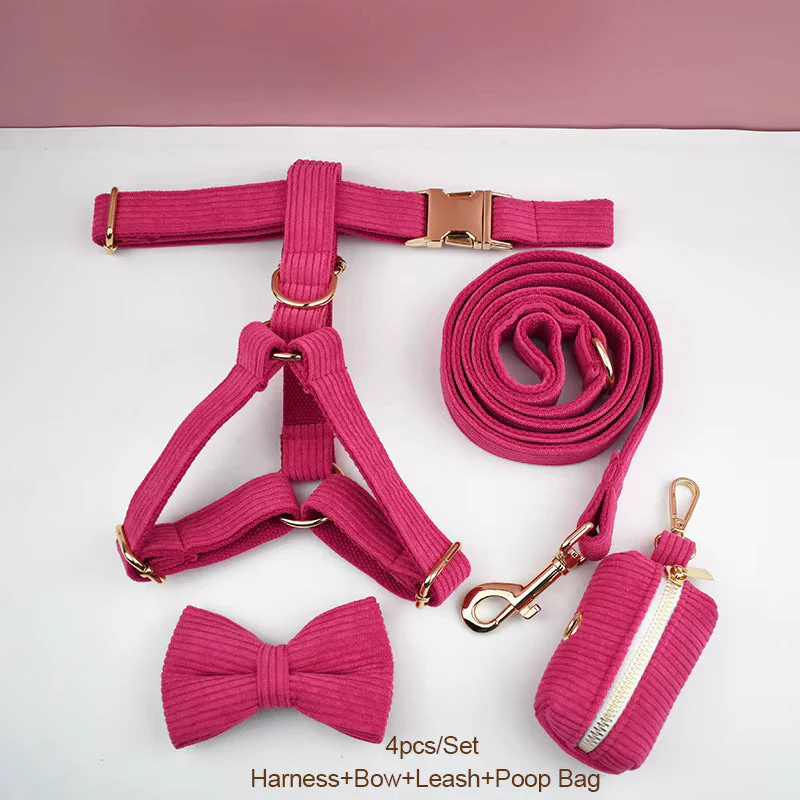 Personalized Red Corduroy Classic Set - Image 17