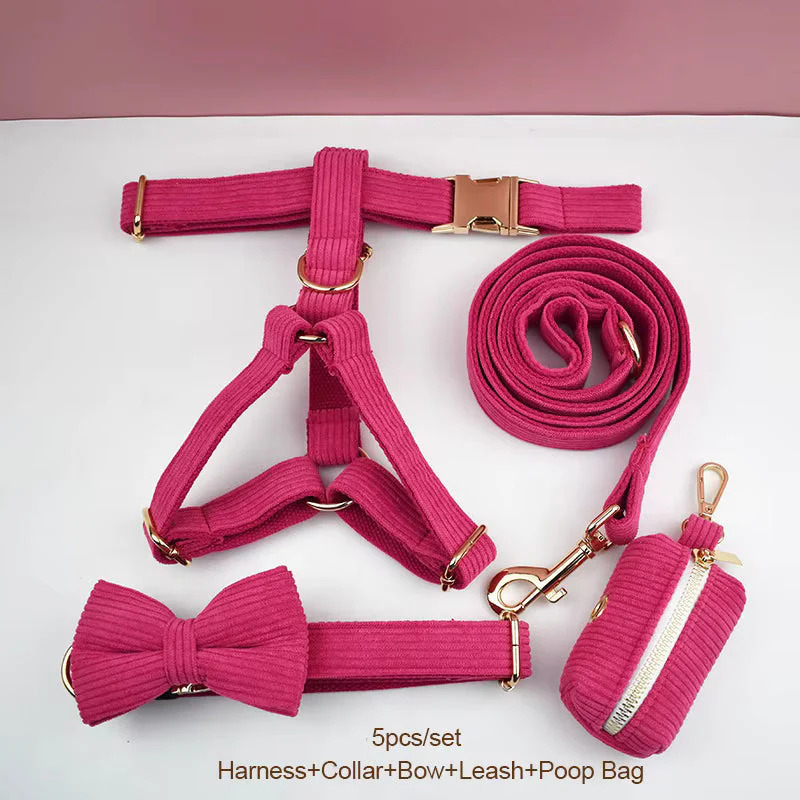 Personalized Red Corduroy Classic Set - Image 18