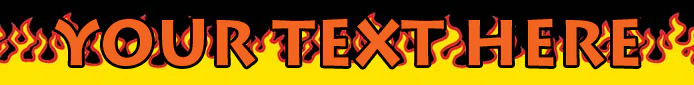 Personalized Red Flames Dog Collar - Image 2