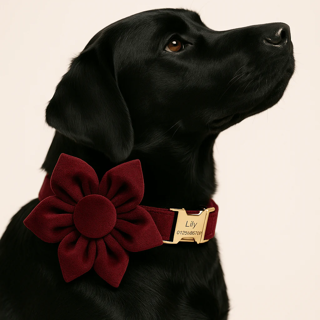 Personalized Red Wine Velvet Classic Set - Image 2