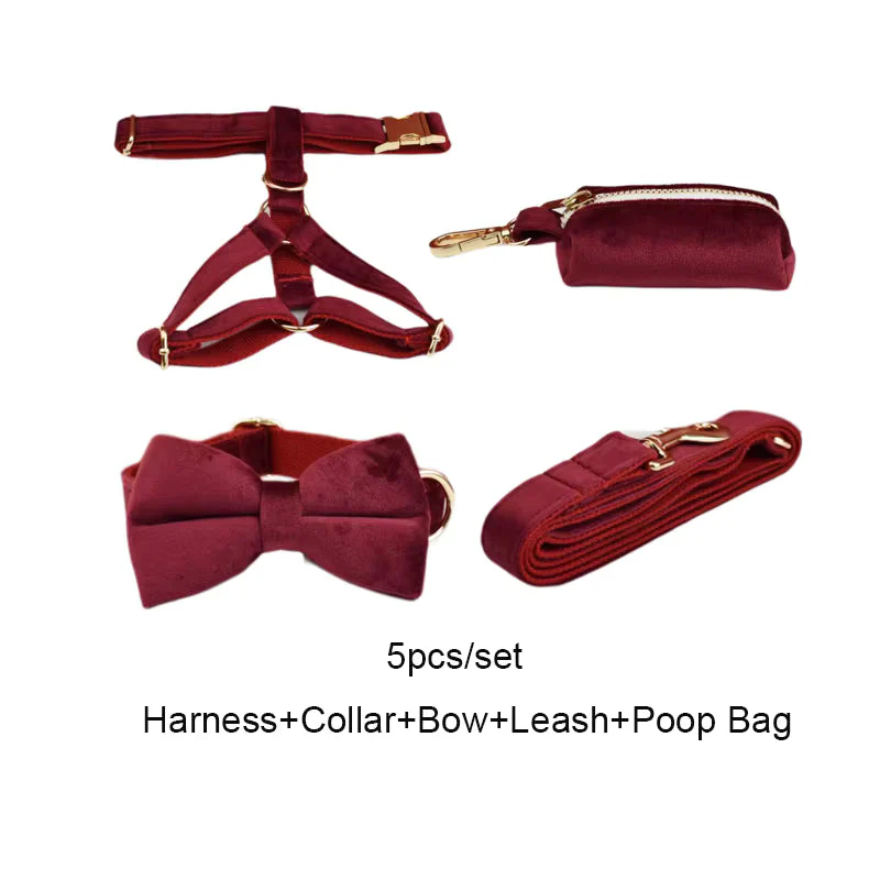 Personalized Red Wine Velvet Classic Set - Image 21