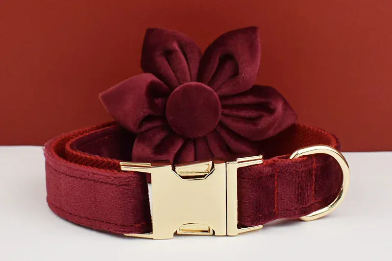 Personalized Red Wine Velvet Classic Set - Image 6