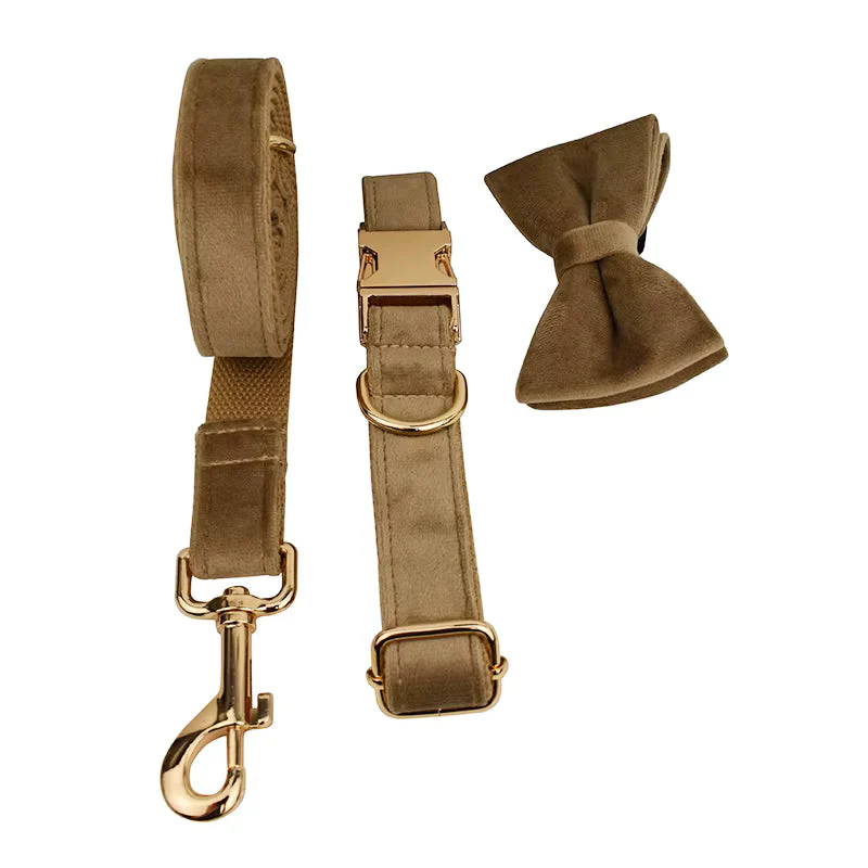 Personalized Shallow Khaki Velvet Classic Set - Image 19
