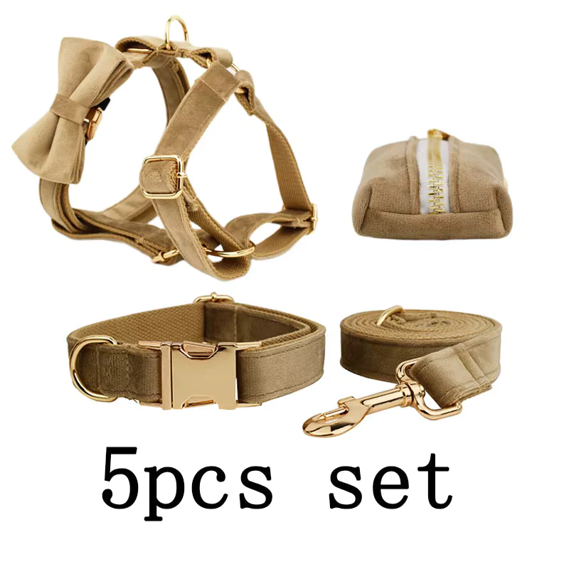 Personalized Shallow Khaki Velvet Classic Set - Image 21