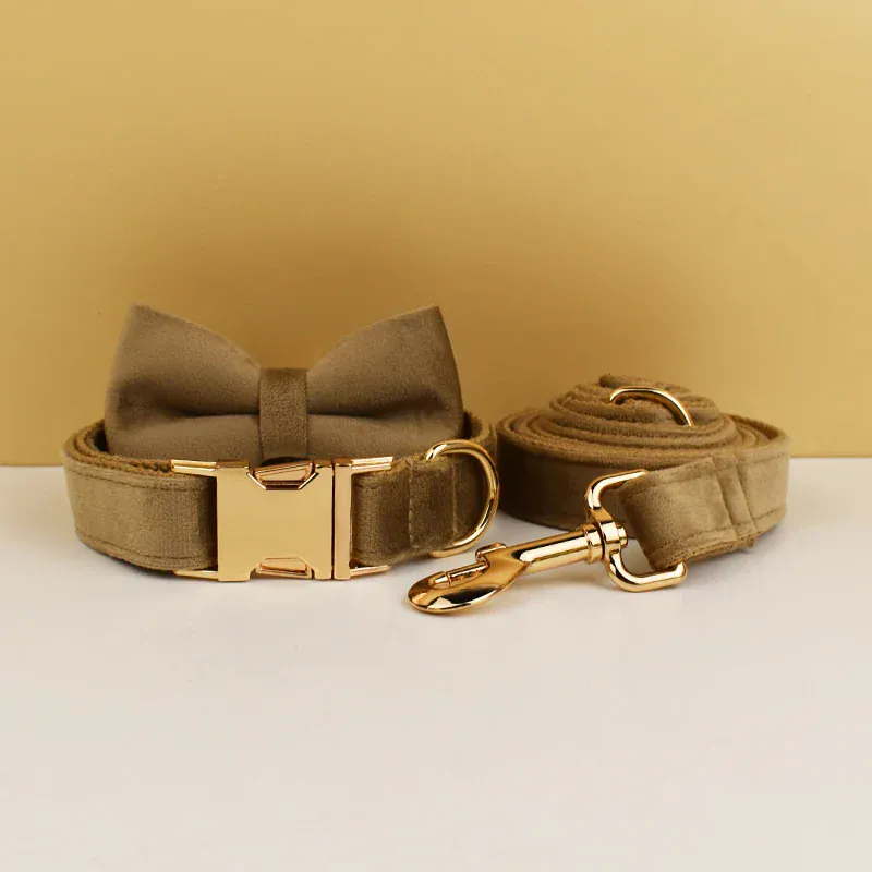 Personalized Shallow Khaki Velvet Classic Set - Image 9