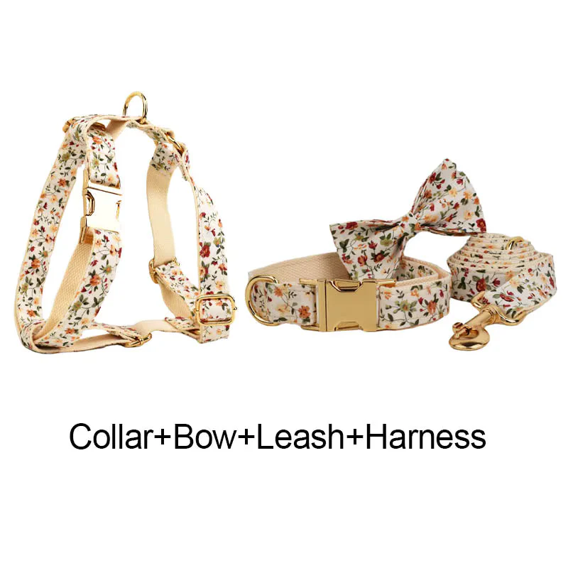 Personalized Soft Ivory Blossom Floral Classic Set - Image 21