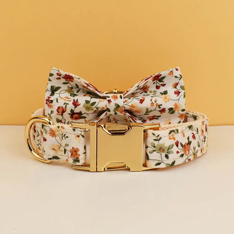 Personalized Soft Ivory Blossom Floral Classic Set - Image 8