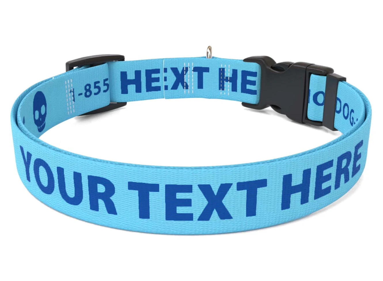 Personalized Solid Colored Collar - Image 3
