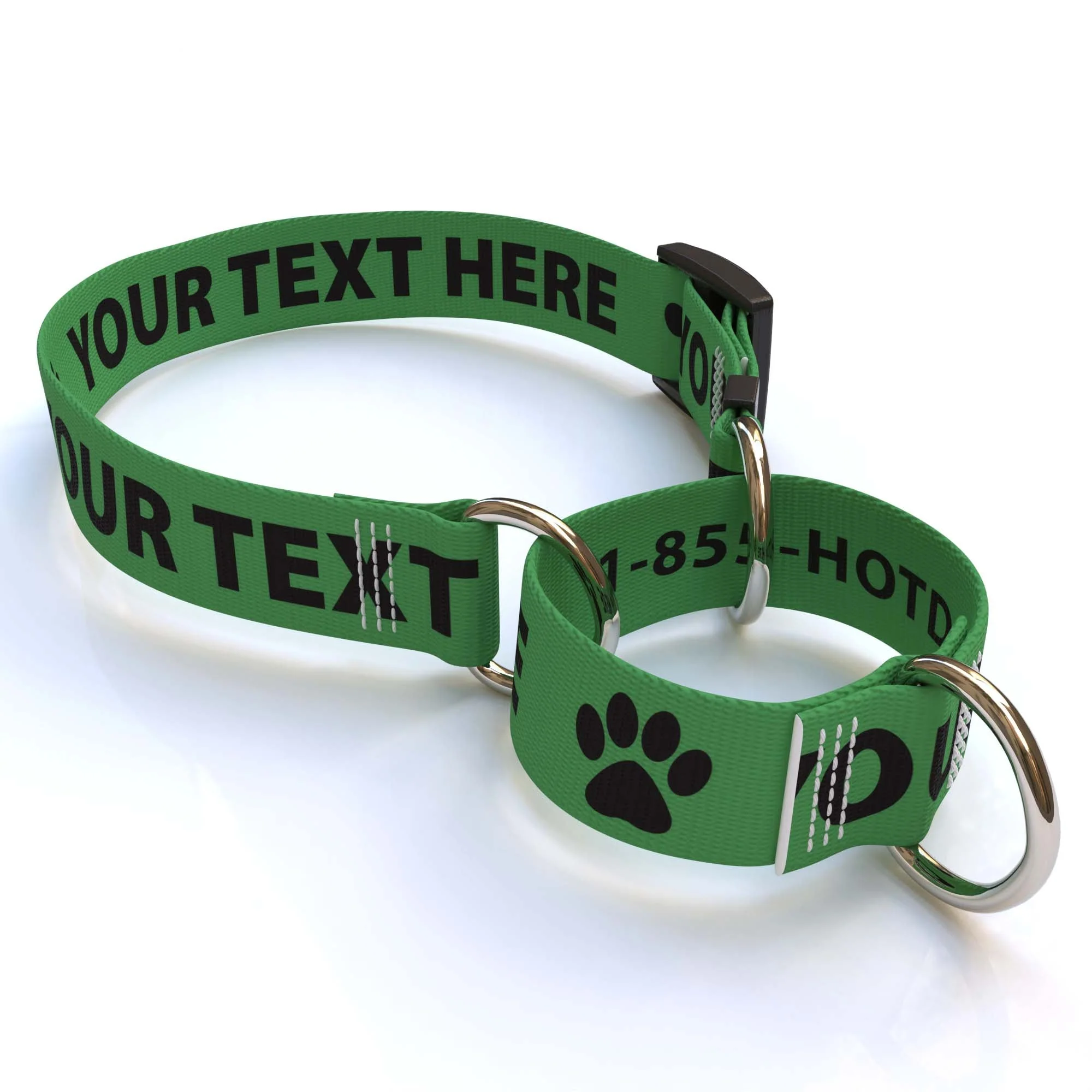 Personalized Solid Colored Martingale Collar - Image 10