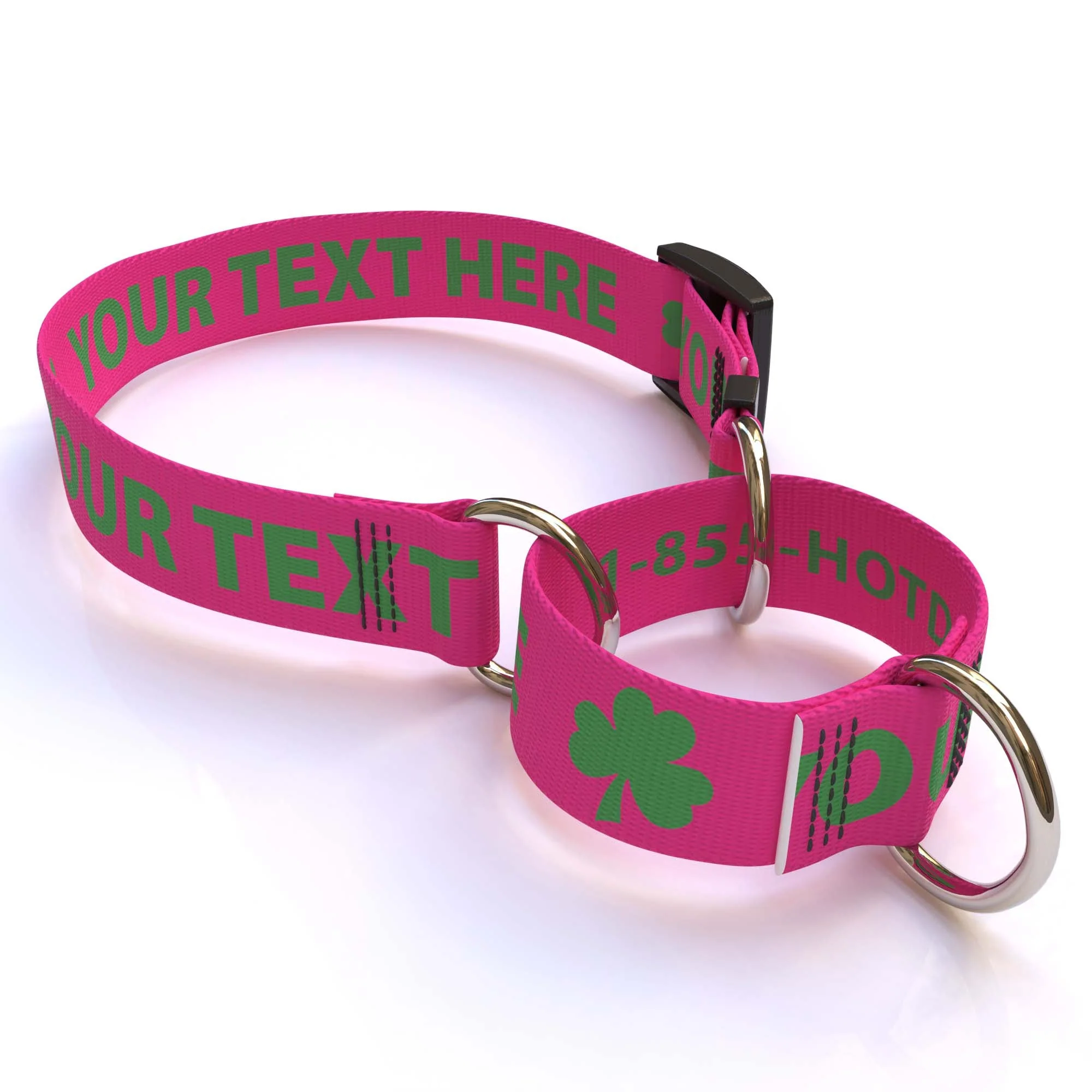 Personalized Solid Colored Martingale Collar - Image 11