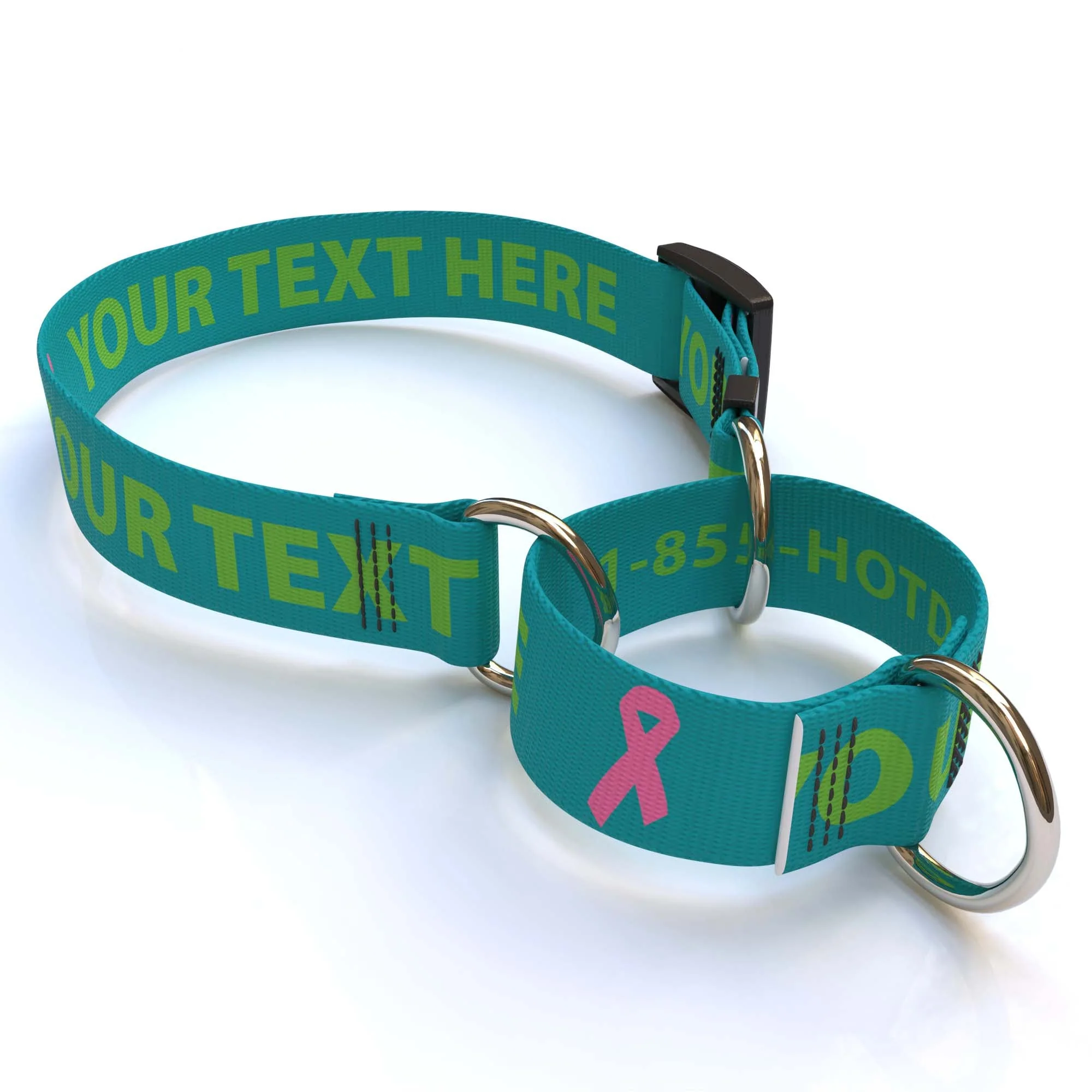 Personalized Solid Colored Martingale Collar - Image 13