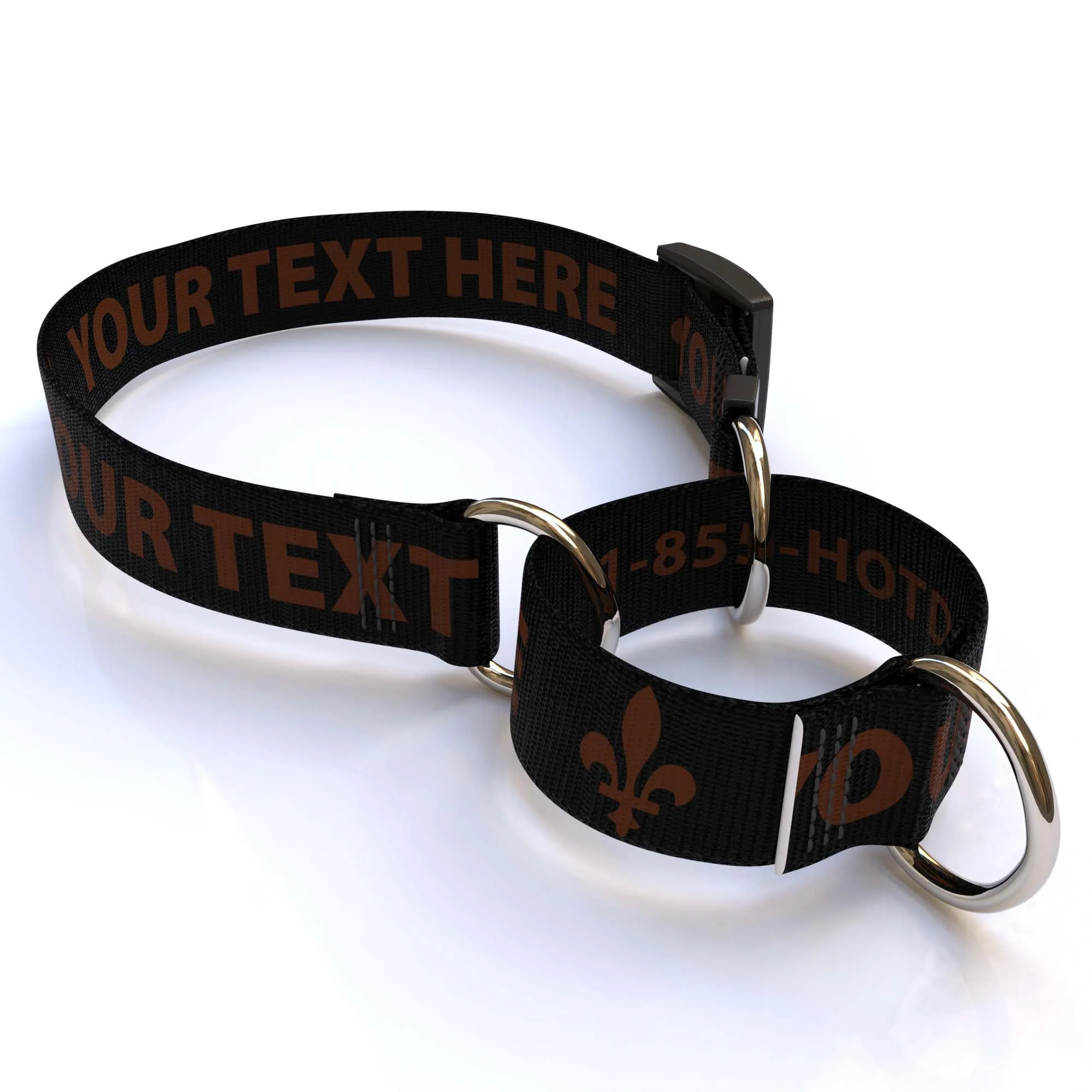 Personalized Solid Colored Martingale Collar - Image 7
