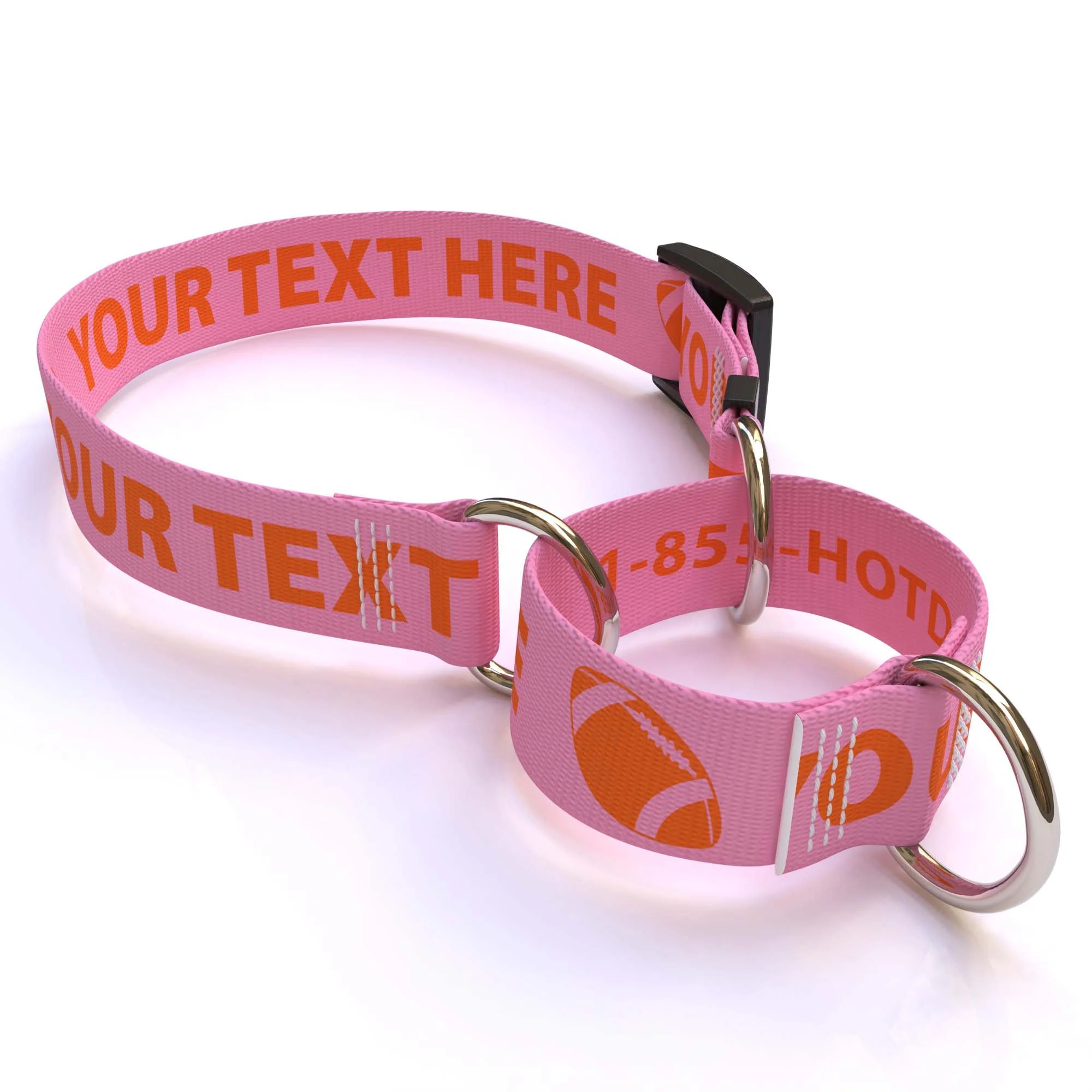 Personalized Solid Colored Martingale Collar - Image 8