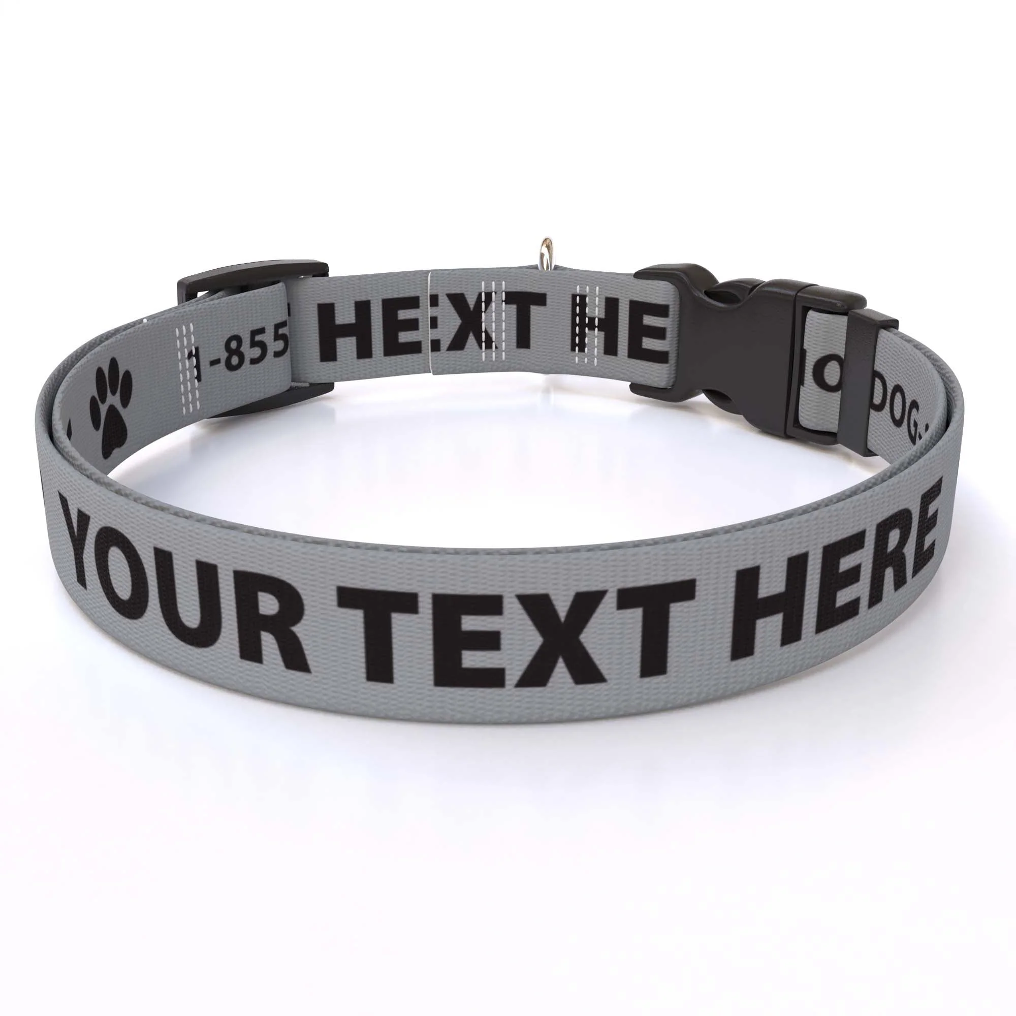 Personalized Solid Colored Side Release Collar - Image 11