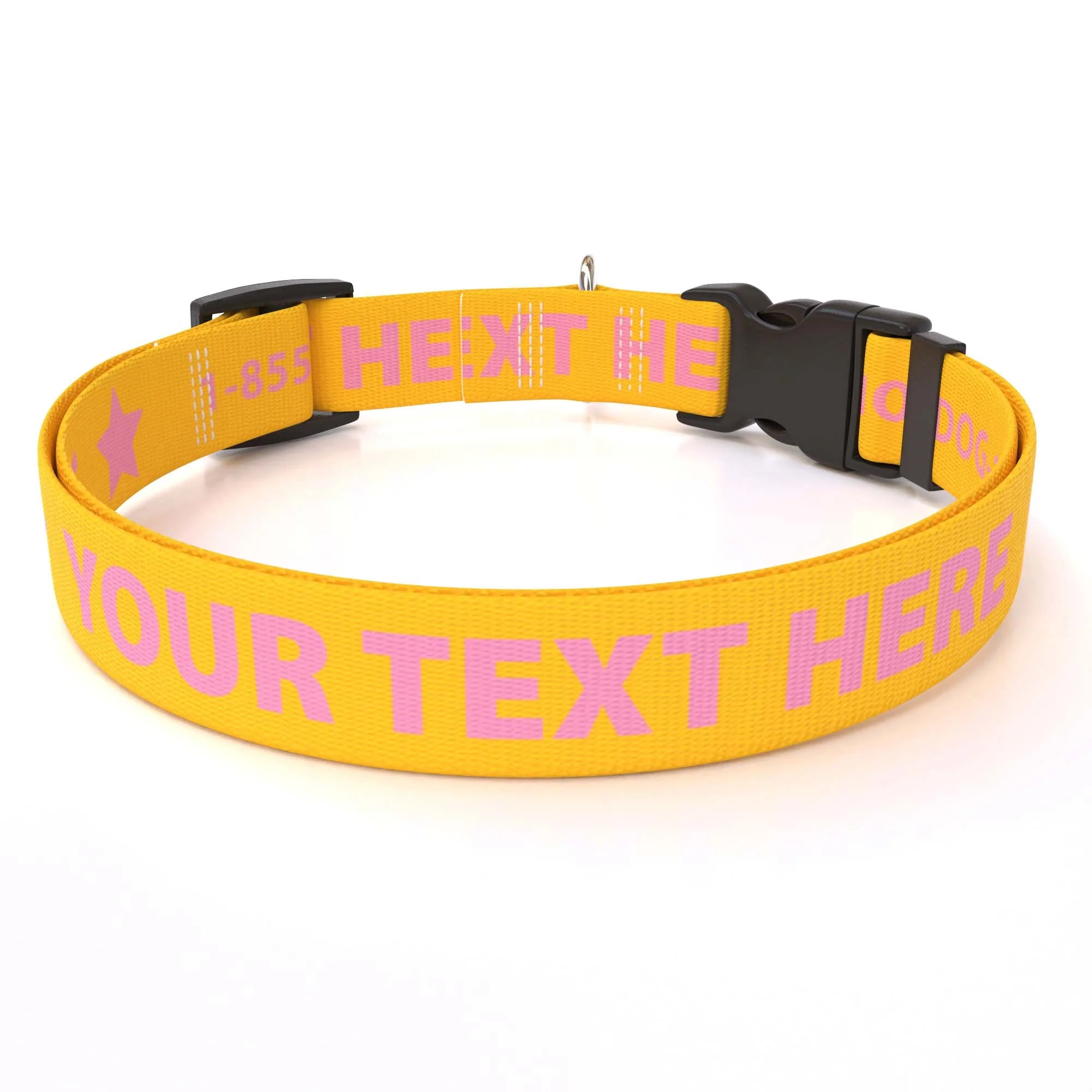 Personalized Solid Colored Side Release Collar - Image 13