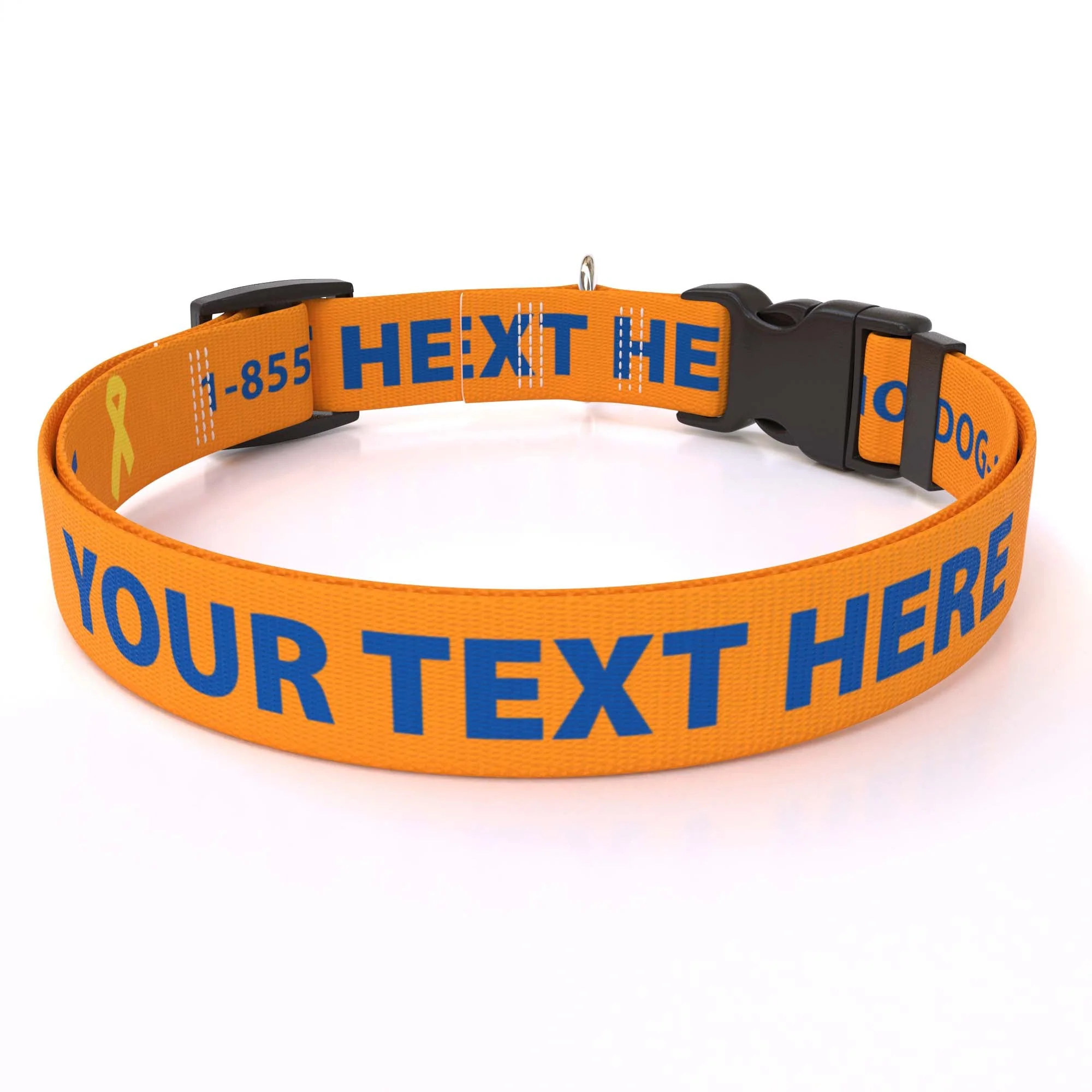 Personalized Solid Colored Side Release Collar - Image 15
