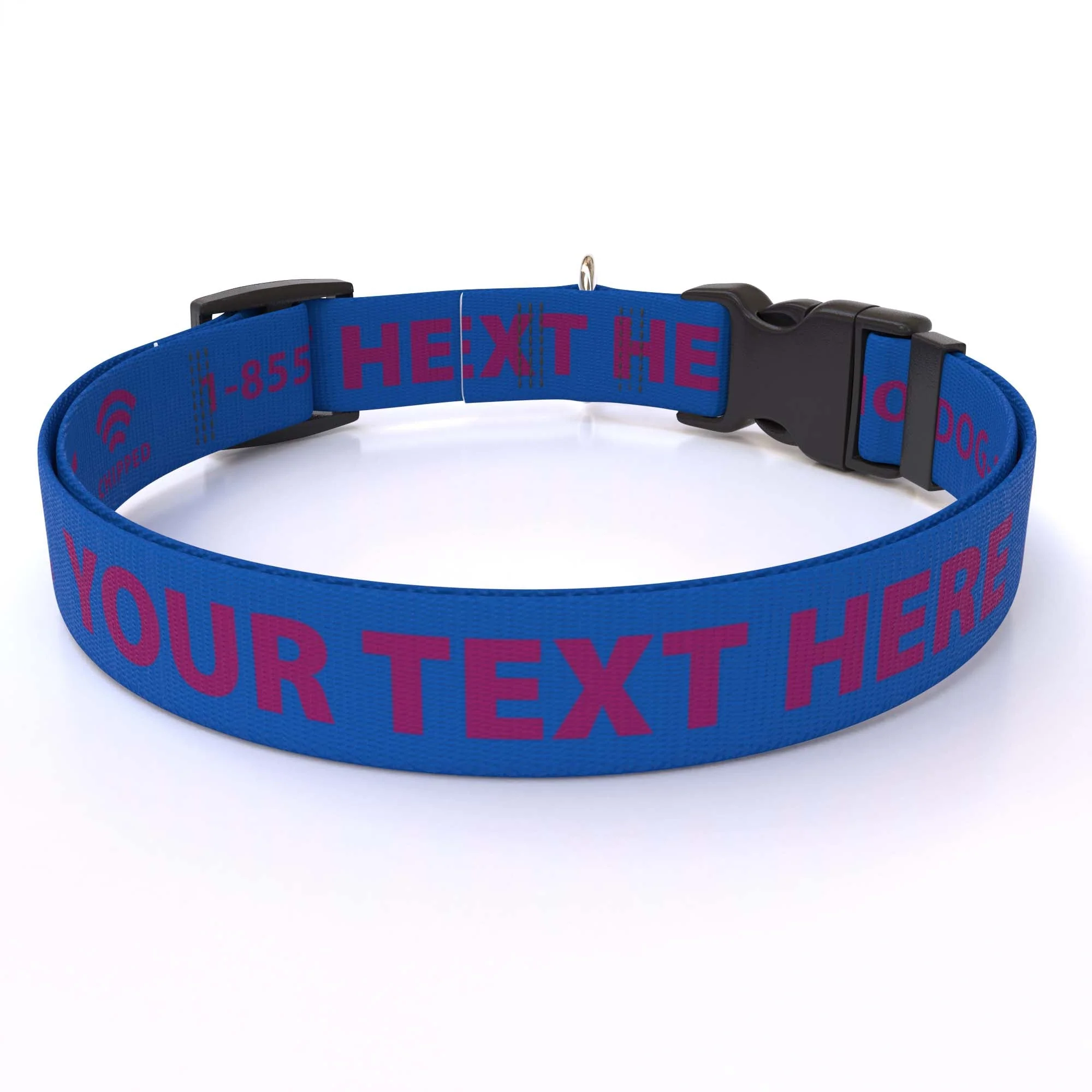 Personalized Solid Colored Side Release Collar - Image 16