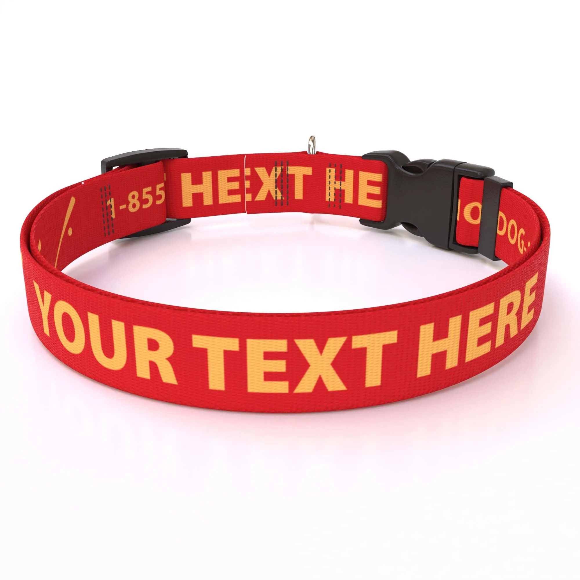 Personalized Solid Colored Side Release Collar - Image 4