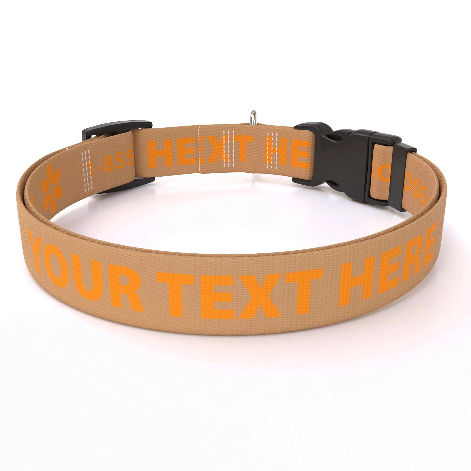 Personalized Solid Colored Side Release Collar - Image 5