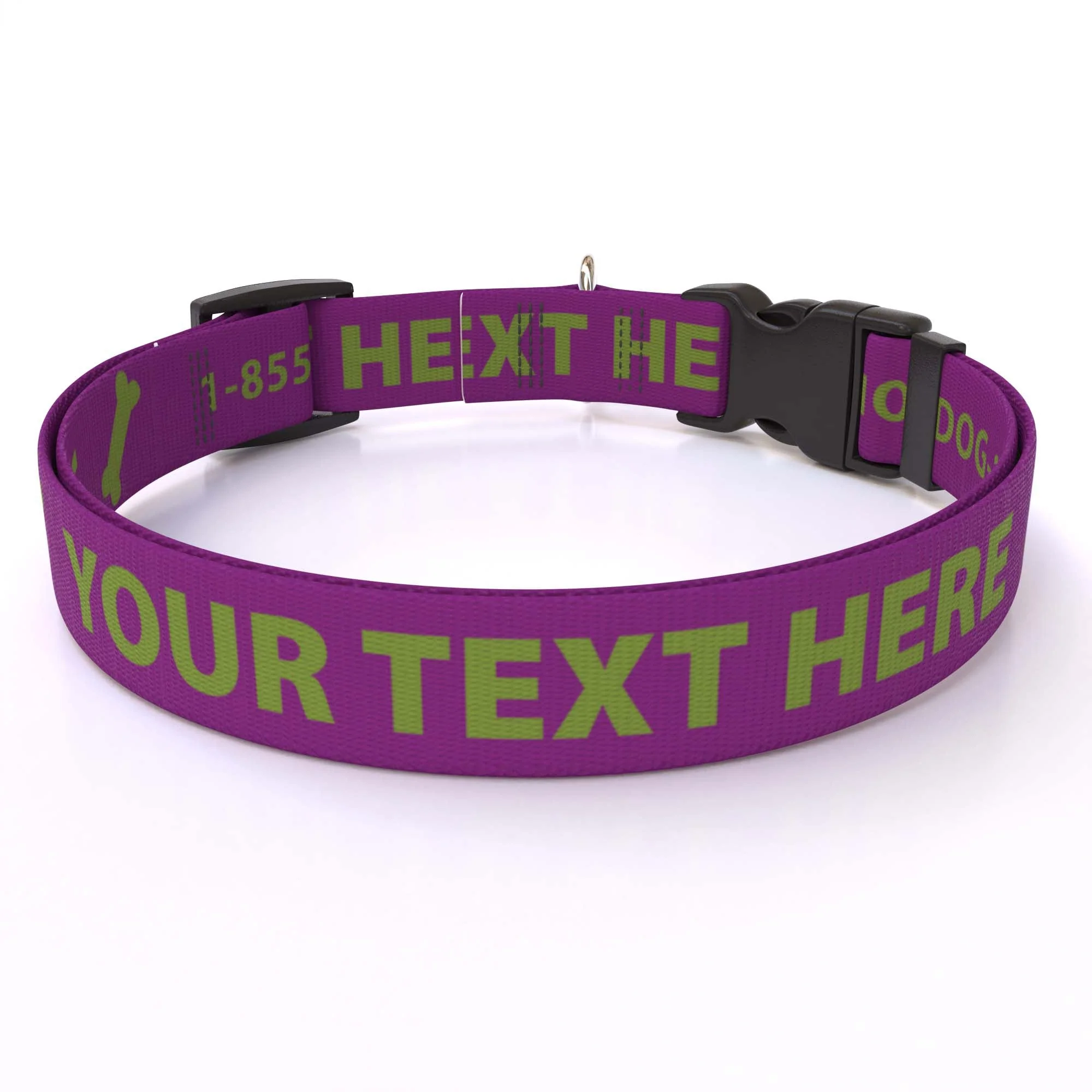 Personalized Solid Colored Side Release Collar - Image 6