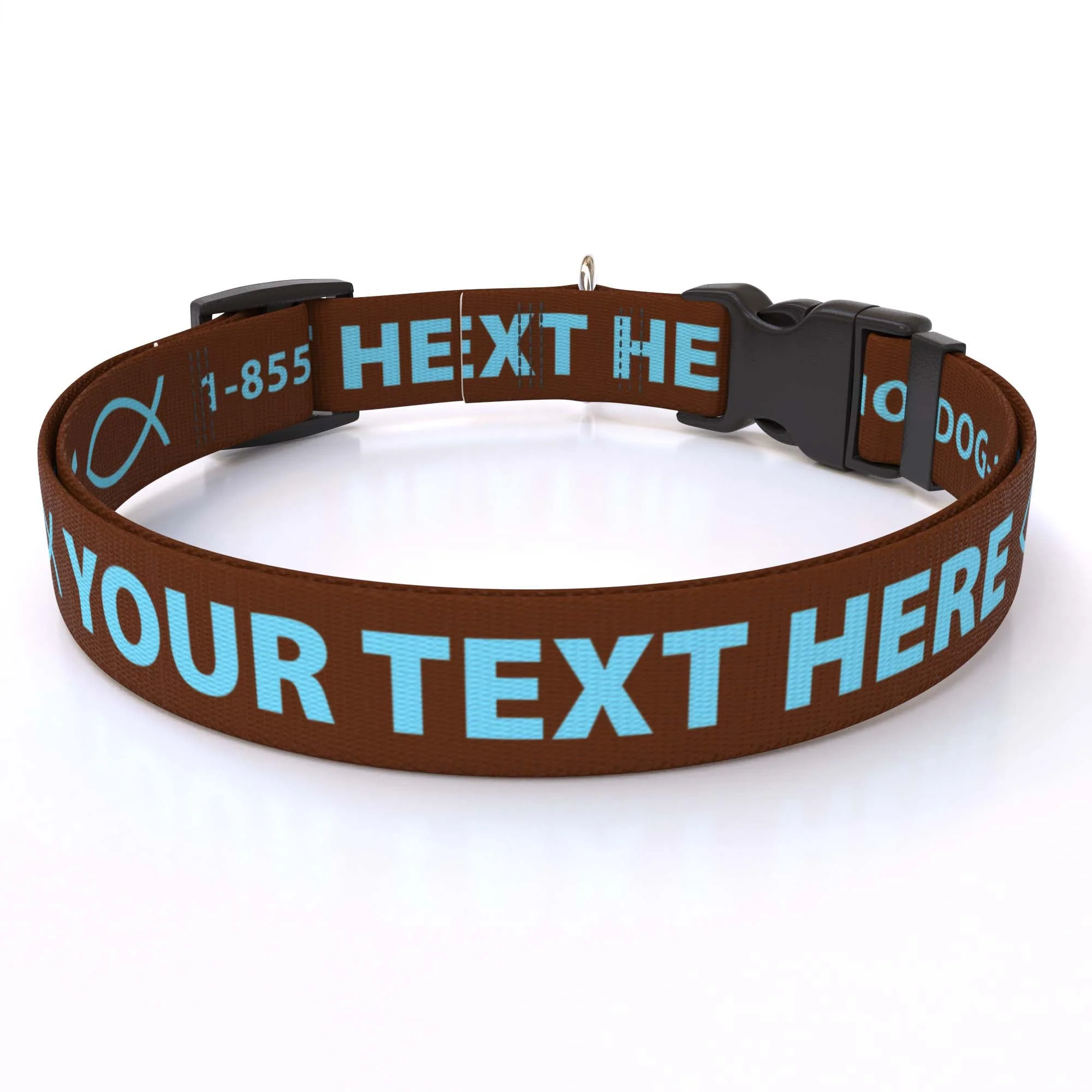 Personalized Solid Colored Side Release Collar - Image 7