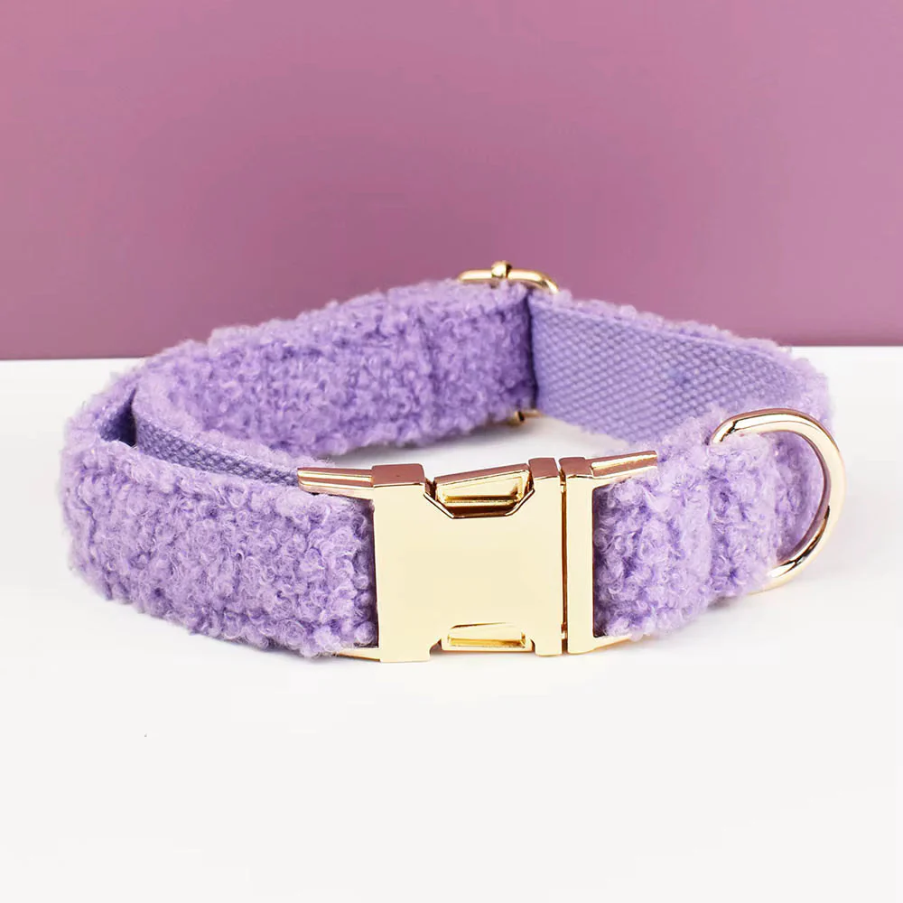Personalized Teddy Purple Velvet Classic Set - Image 11