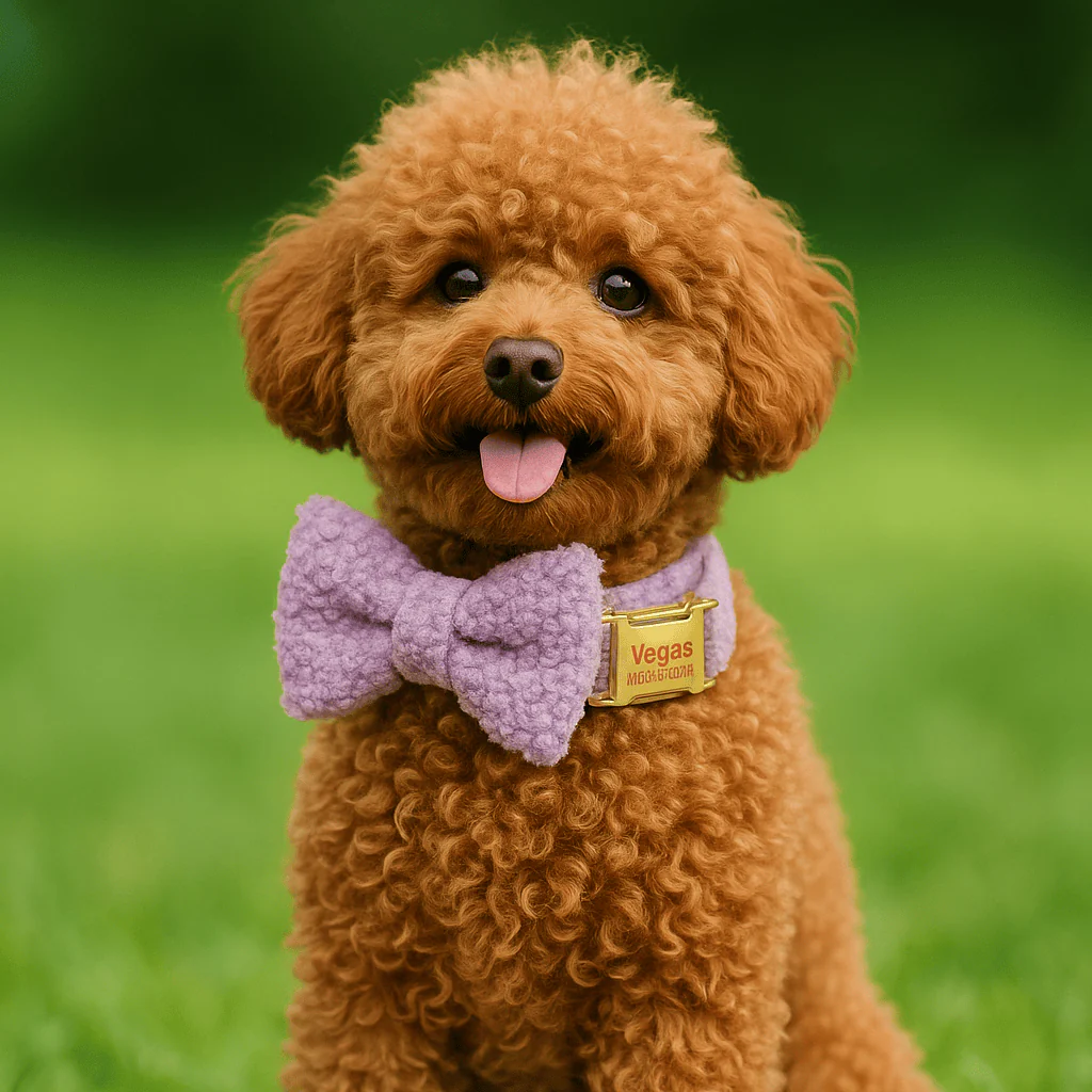 Personalized Teddy Purple Velvet Classic Set - Image 2