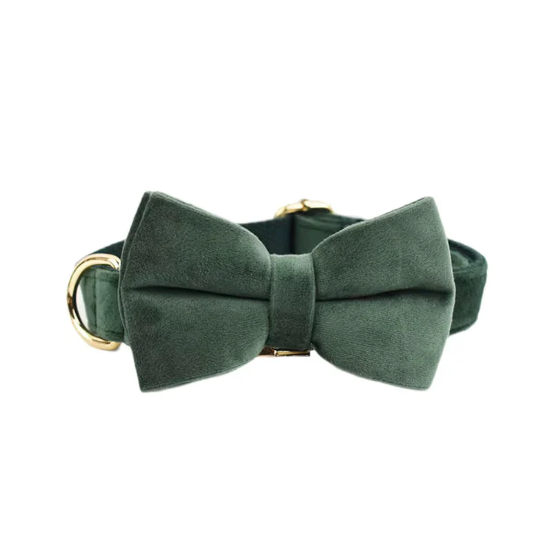 Personalized Velvet Dark Green Classic Set - Image 12