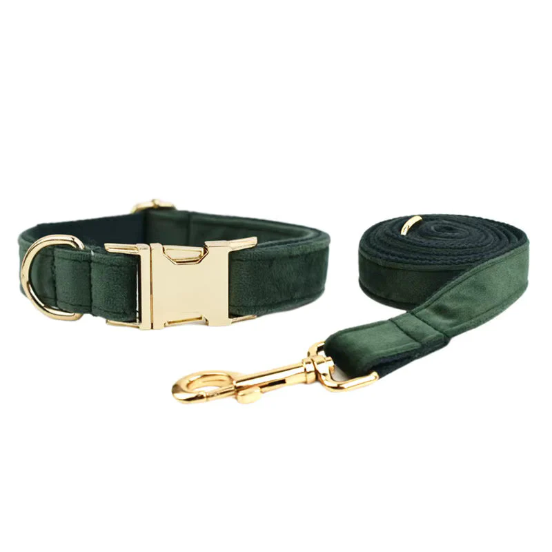 Personalized Velvet Dark Green Classic Set - Image 14